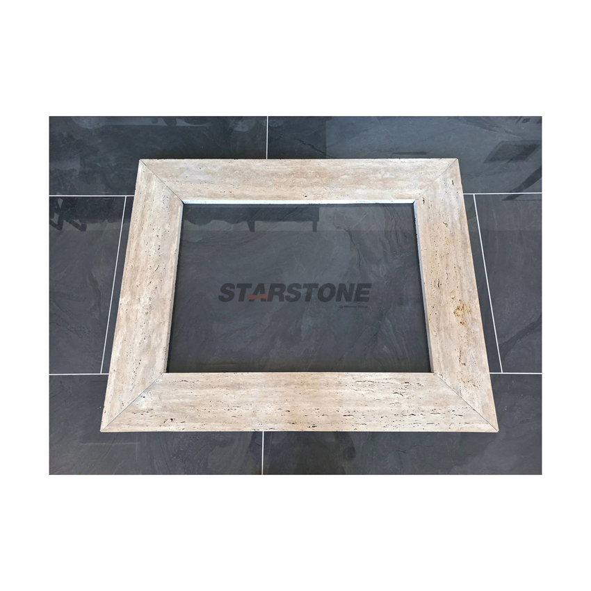 Starstone Modern Design Travertine Fireplace High Quality Marble Fireplace Mantel