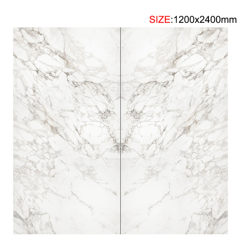 Interior Exterior Wall and Floor Large Format Calacatta Staturio Carrara White Marble