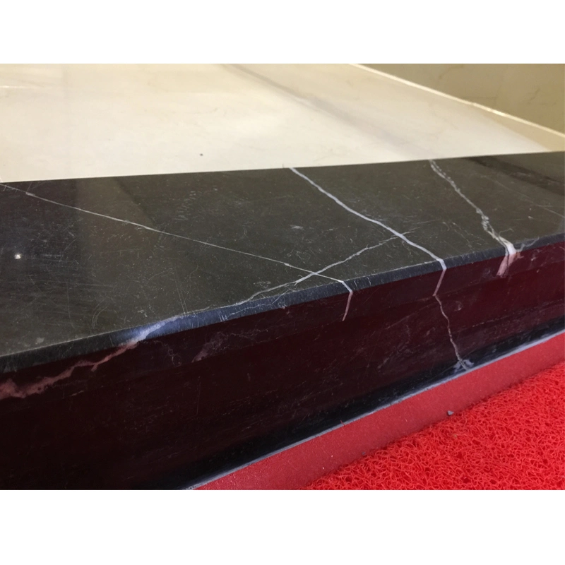 Black Marquina Marble Step/Stair Treads with Anti-Slip Nosing