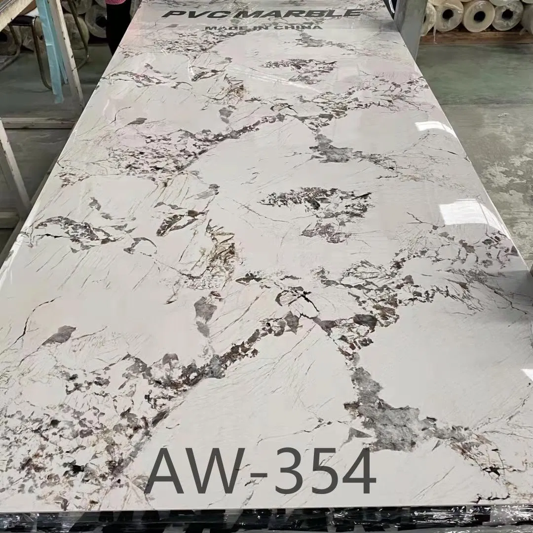 UV Coated Eco Friendly Stone Plastic Composite for Office Meeting Room Backsplash