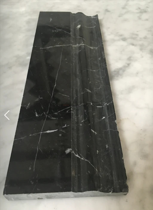 Starstone Natural Marble Stone Moulding Emperador Dark Marble Baseboard Skirting