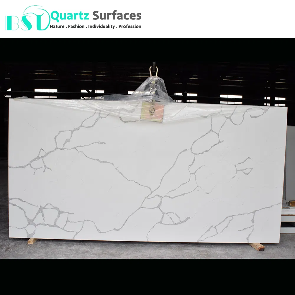 Stable High Quality Calacatta Quartz Stone Slabs with Factory Price