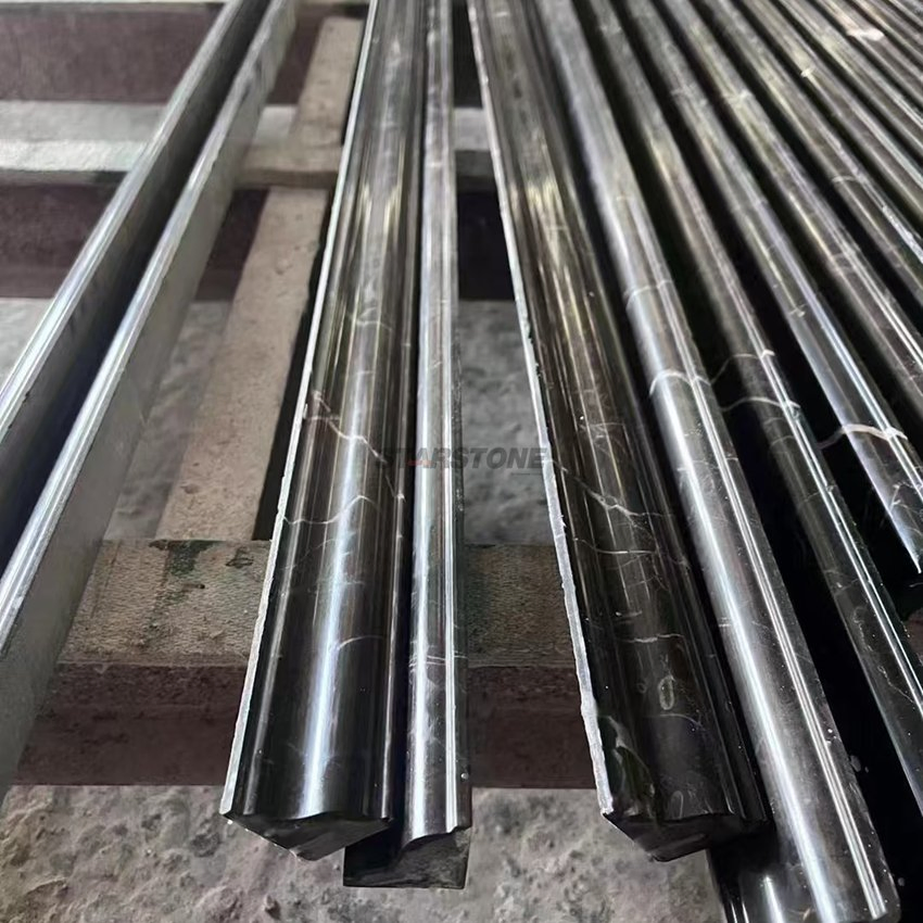 Starstone Natural Stone Polished Marmala White Marble Stairs and Skirting for Interior Decoration/Villa Project