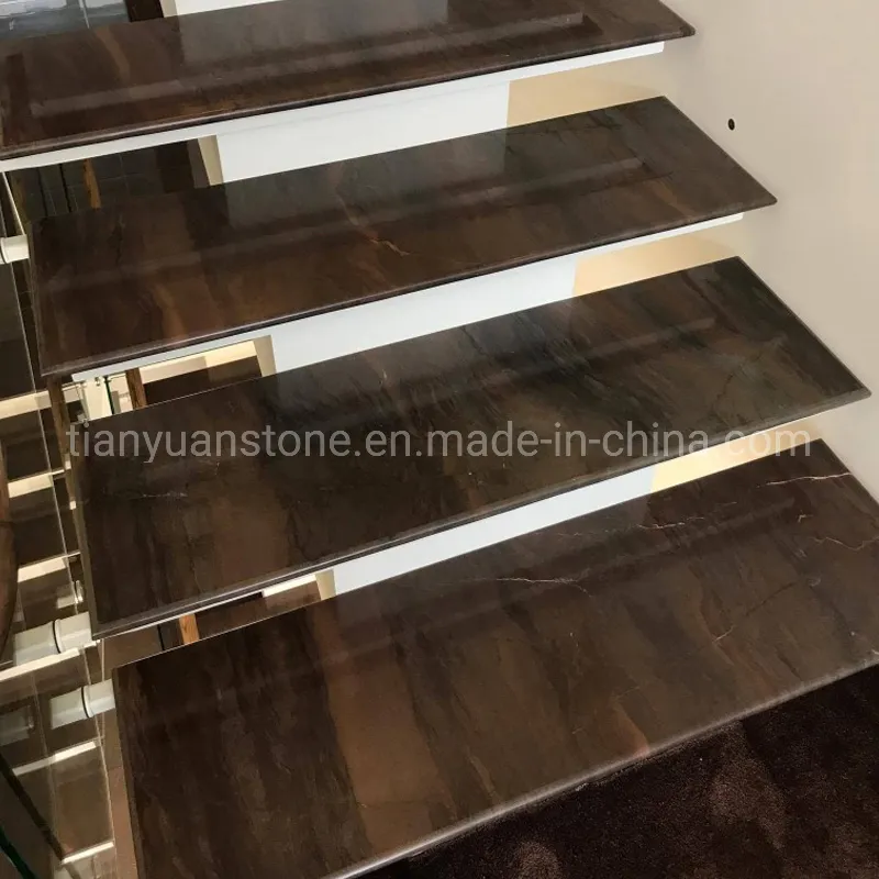 Elegant Brown Marble Slab 2