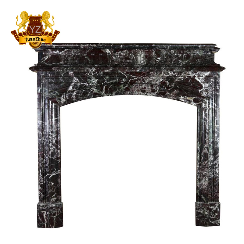 High Quality Customized Size Natural Stone Marble Fireplace Mantel for Indoor Decoration with Cheap Price