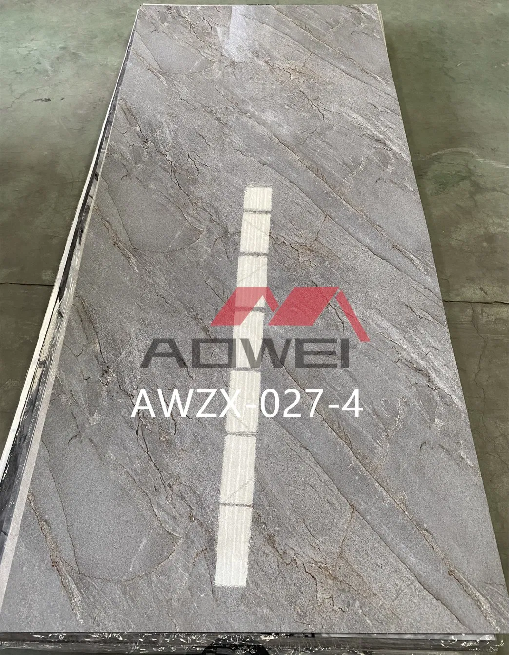 Moisture Proof Scratch Resistant Stone Plastic Composite for Laundry Room Backsplash