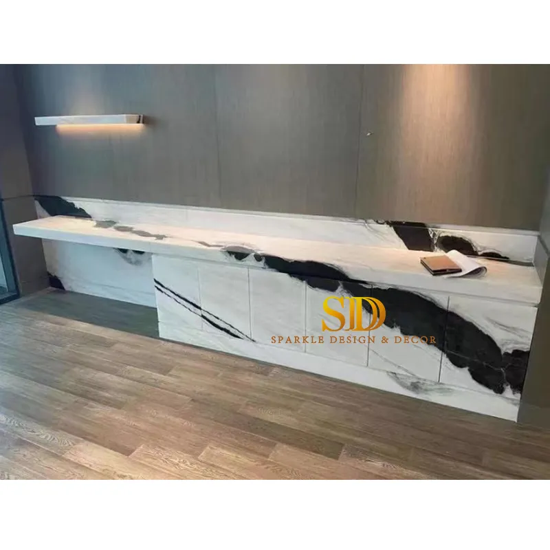 Panda White Marble Countertop 2