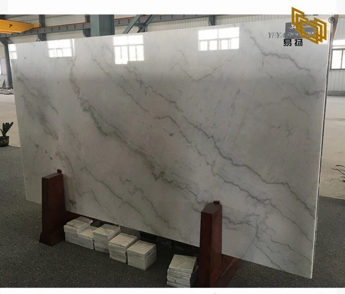 Carrara/Calacatta/Brown/Grey/White Stone Slabs Countertop Marble for Kitchen/Bathroom/Construction/Flooring/Worktop Wall Tile