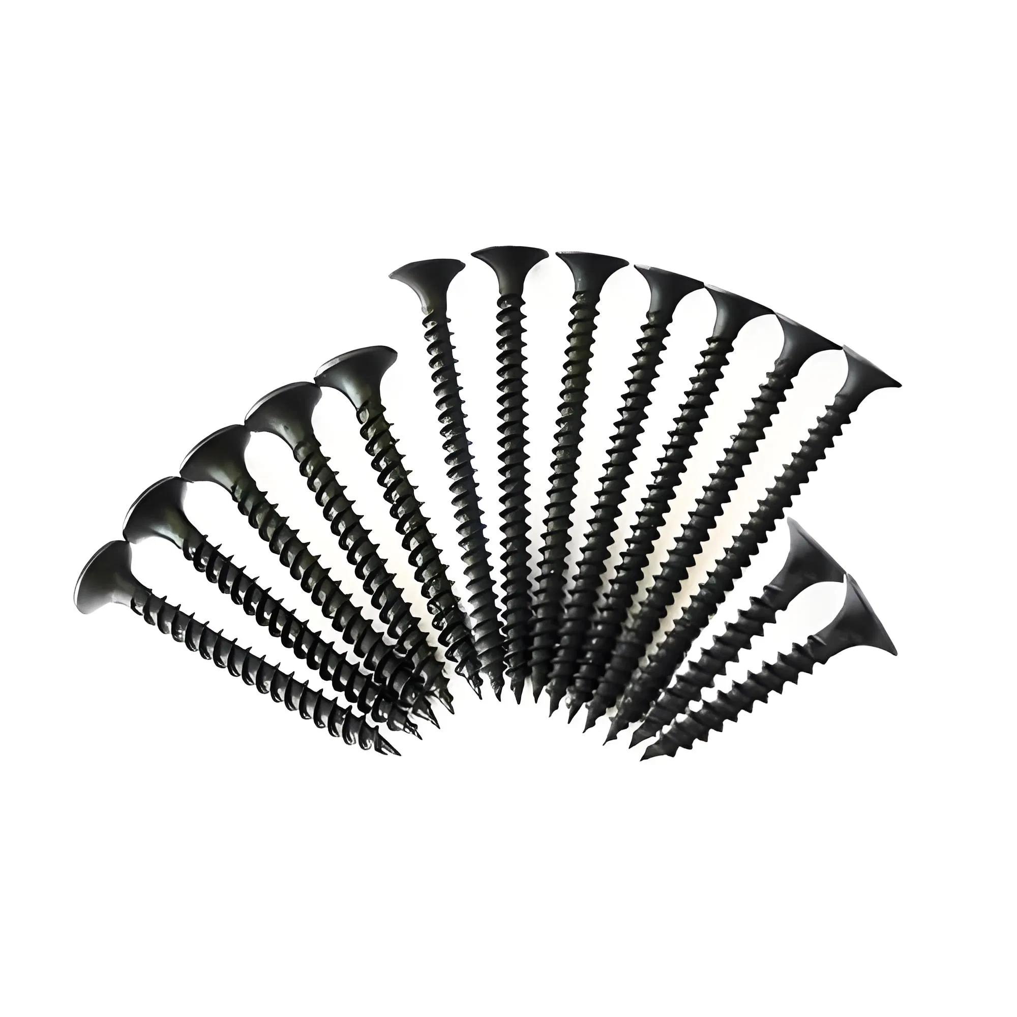 Black/Grey Phosphated Bugle Head Drywall Screw with Fine Thread