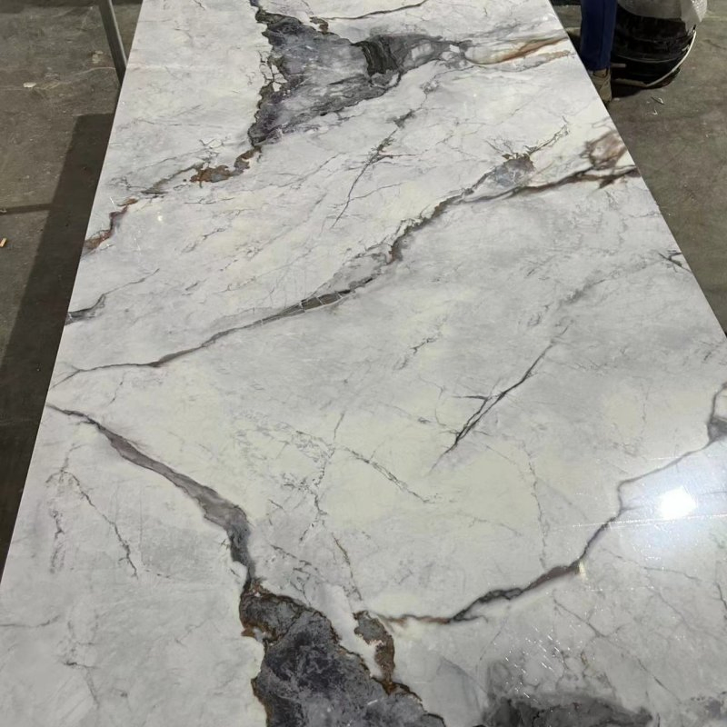 China Goods Decorative PVC Wall Panel Marble Sheet Waterproof Marble Panel