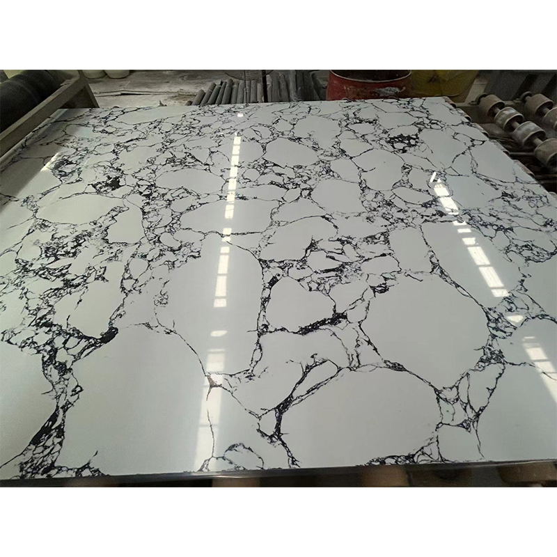 Polished/Honed Engineered/Artificial Stone Slabs Bianco Carrara/Calacatta White Veins/Arabescato Marble for Wall Tiles/Flooring/Background/Building Materials