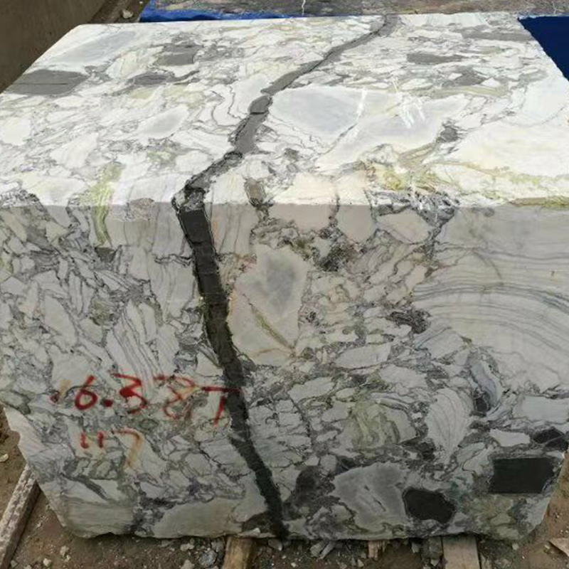 White Beauty Stone Bookmatch Ice Jade Green Marble for Slabs/Tiles/Kitchen/Bathroom/Vanity Top/Floor Tiles /Wall/Countertop Price