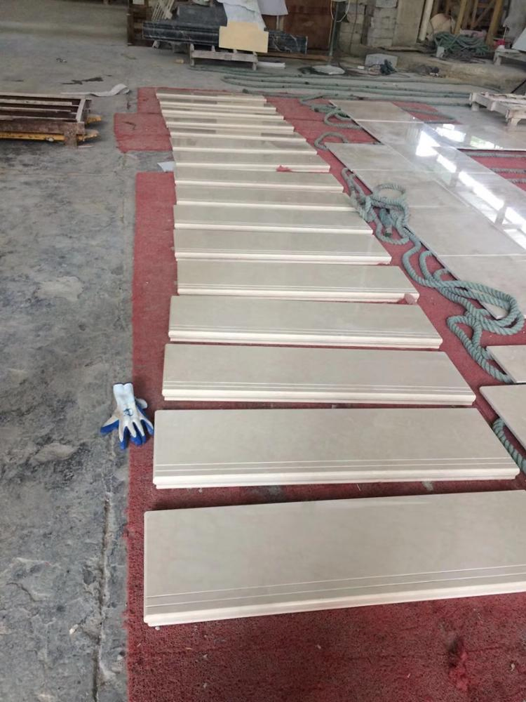 Modern Non Slip Granite Marble Stairs Tread Tiles Design for Home