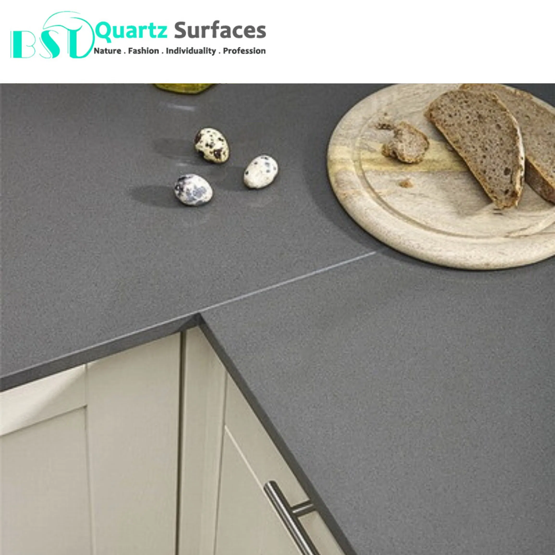 Crystal Quartz Big Artificial Quartz Stone Slab