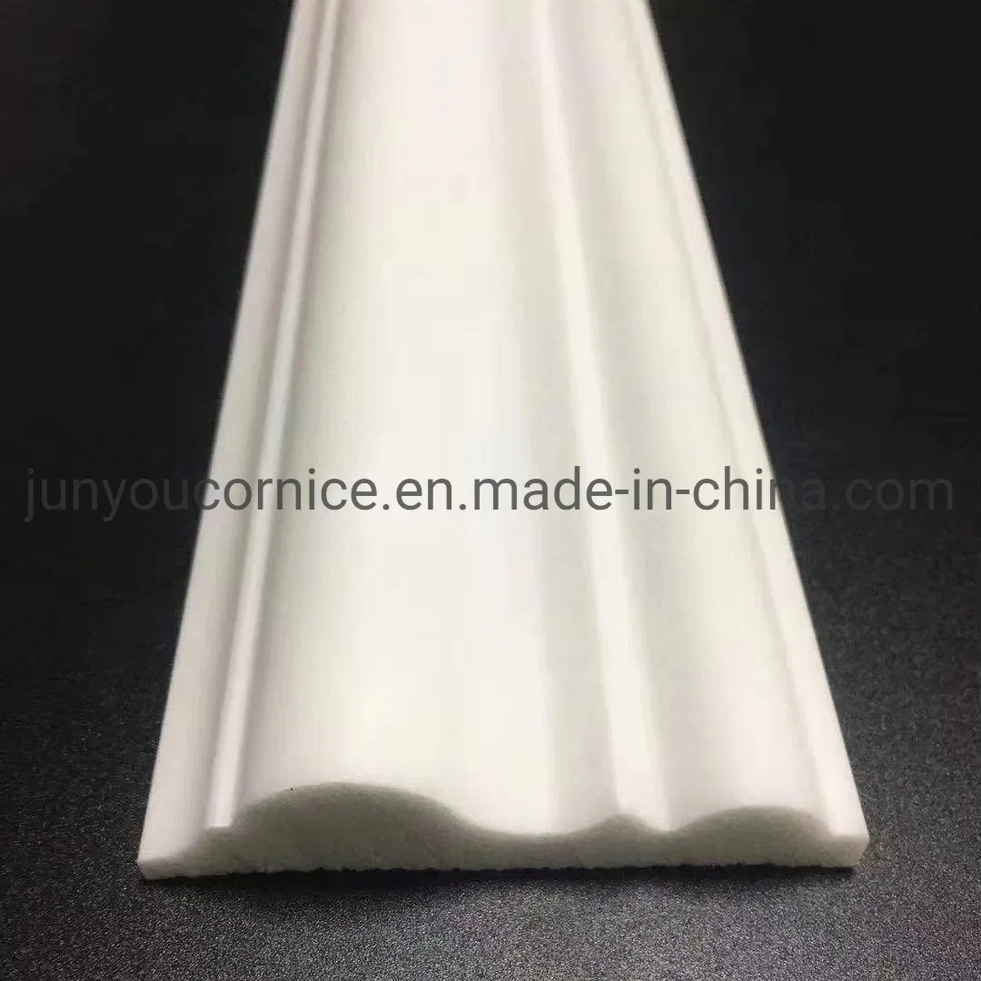 Wooden Marble White Color Polystyrene Baseboard for Floor Decoration Floor Skirting