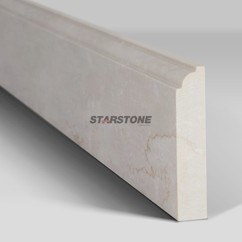 Starstone Carrara White Marble Skirting Tiles Around Wall for Floor Decoration