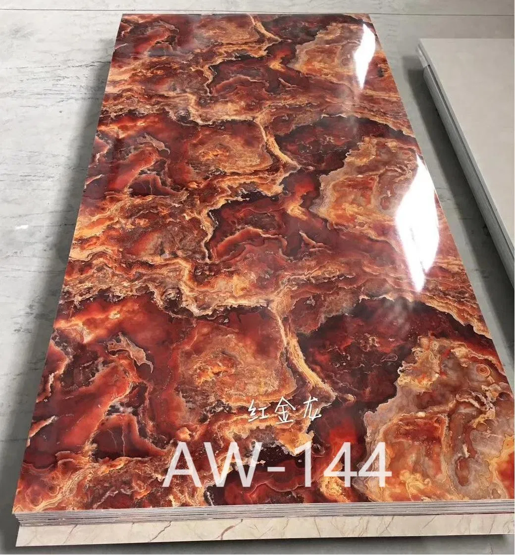 UV Coated Eco Friendly Stone Plastic Composite for Office Meeting Room Backsplash