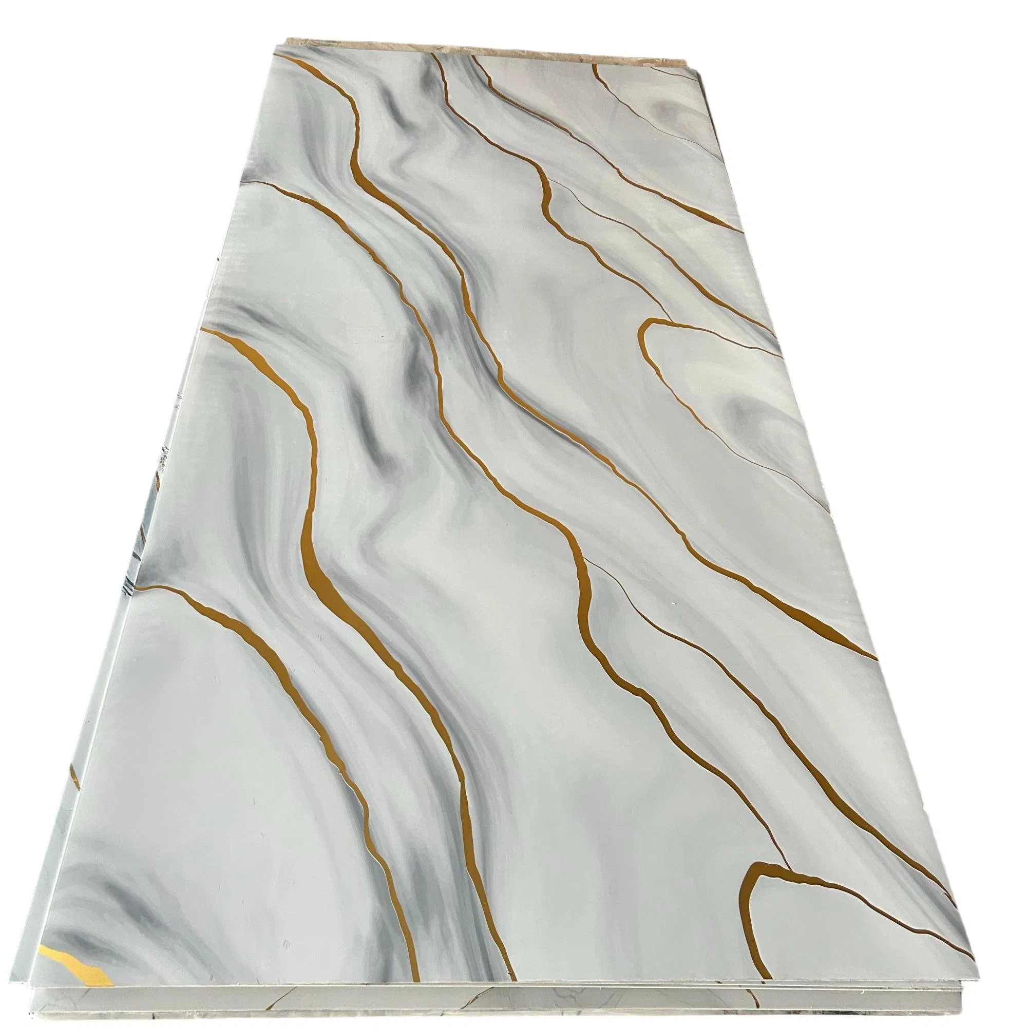 Waterproof UV Marble Sheet with High Glossy Scratch Resistant PVC Wall Panel