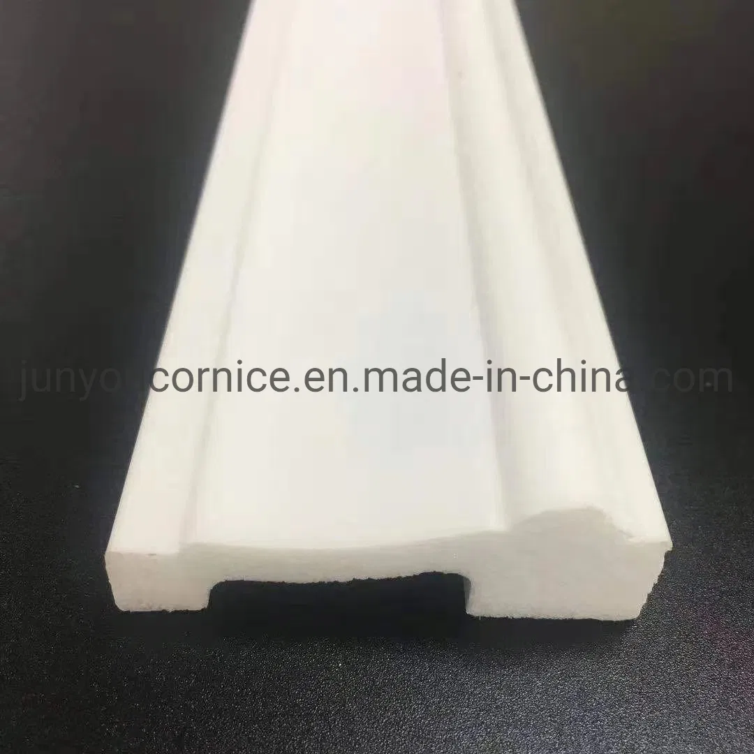 Wooden Marble White Color Polystyrene Baseboard for Floor Decoration Floor Skirting