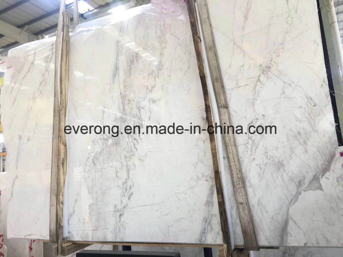 Polished Bianco Carrara/Statuario/Oriental/Thassos/Arabescato/Calacatta/Crystal/Panda White Marble for Sale