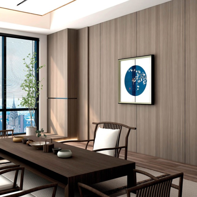 Interior Wall Panel PVC Marble Carbon Crystal Bamboo Fiber Board Charcoal Panel