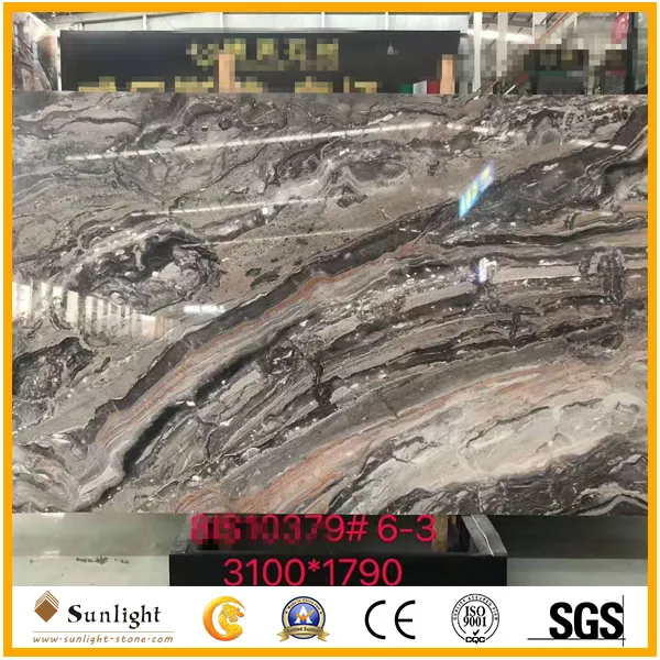 Venice Brown Marble Slab 1