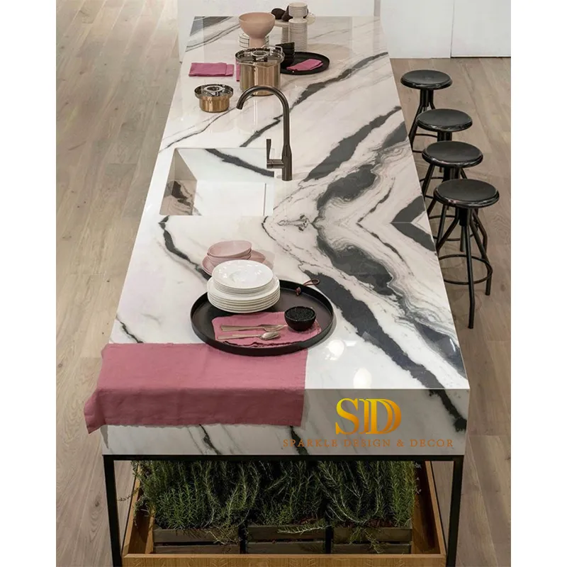 Panda White Marble 1