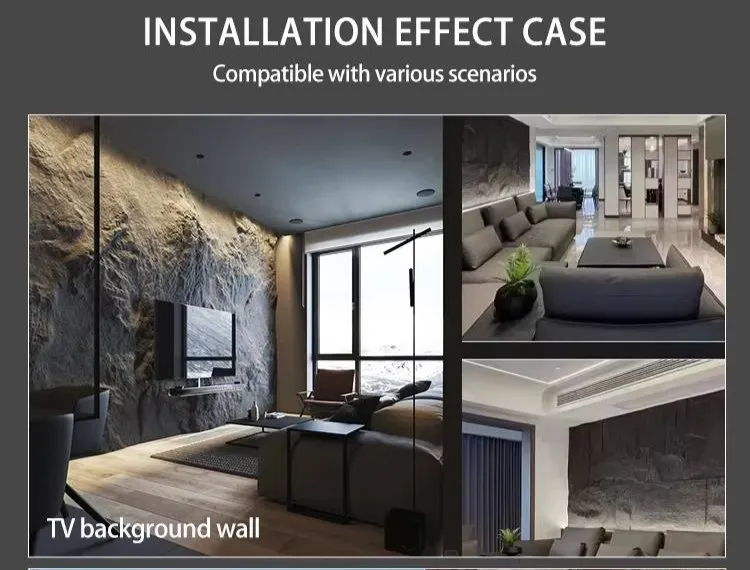 PU Stone Installation