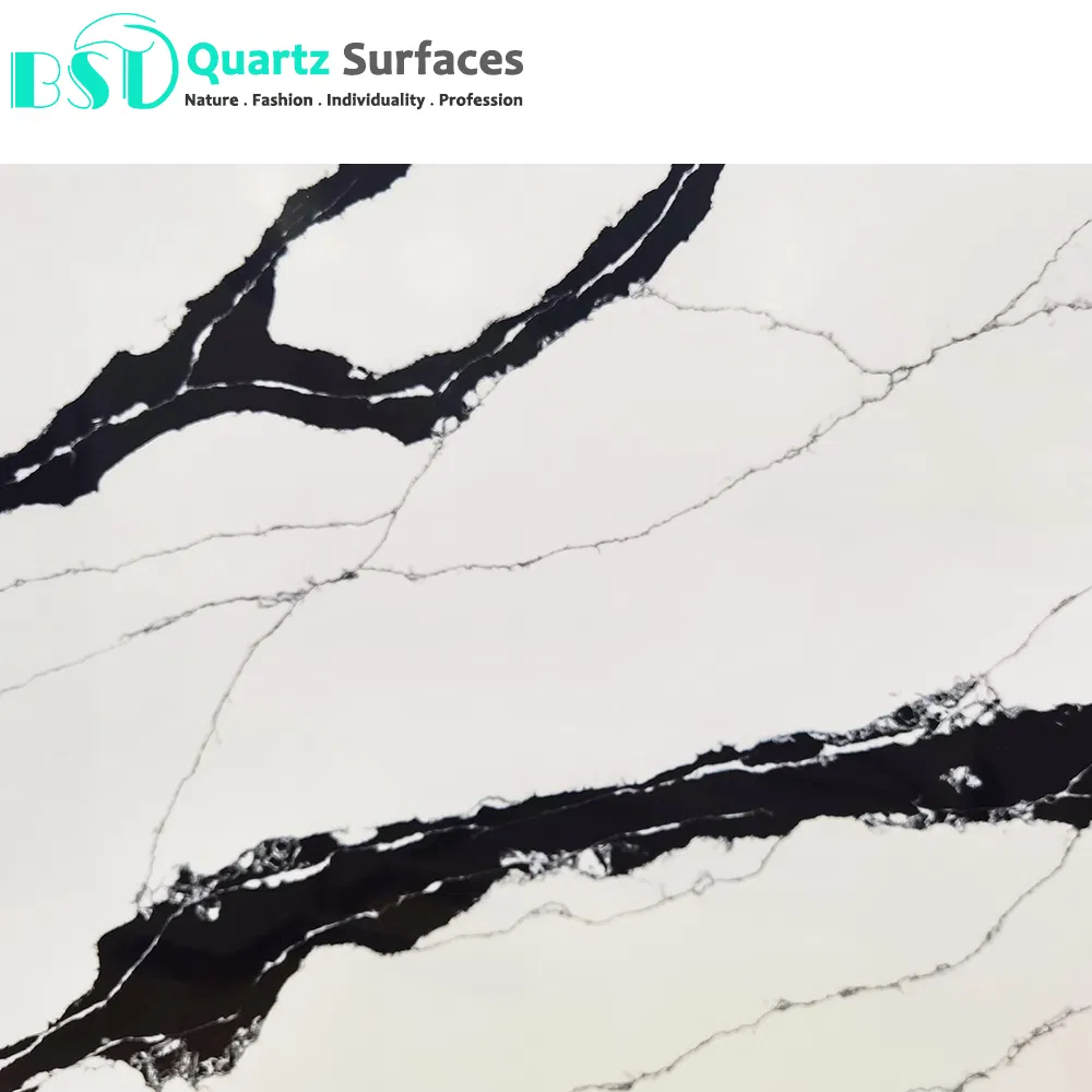 Polyester Resin Artificial Quartz Stone Slabs for Island Top