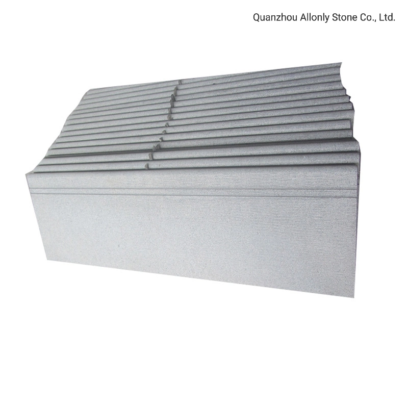 China Cheap Grey Granite Step Tread Design for Stone Floor Tile