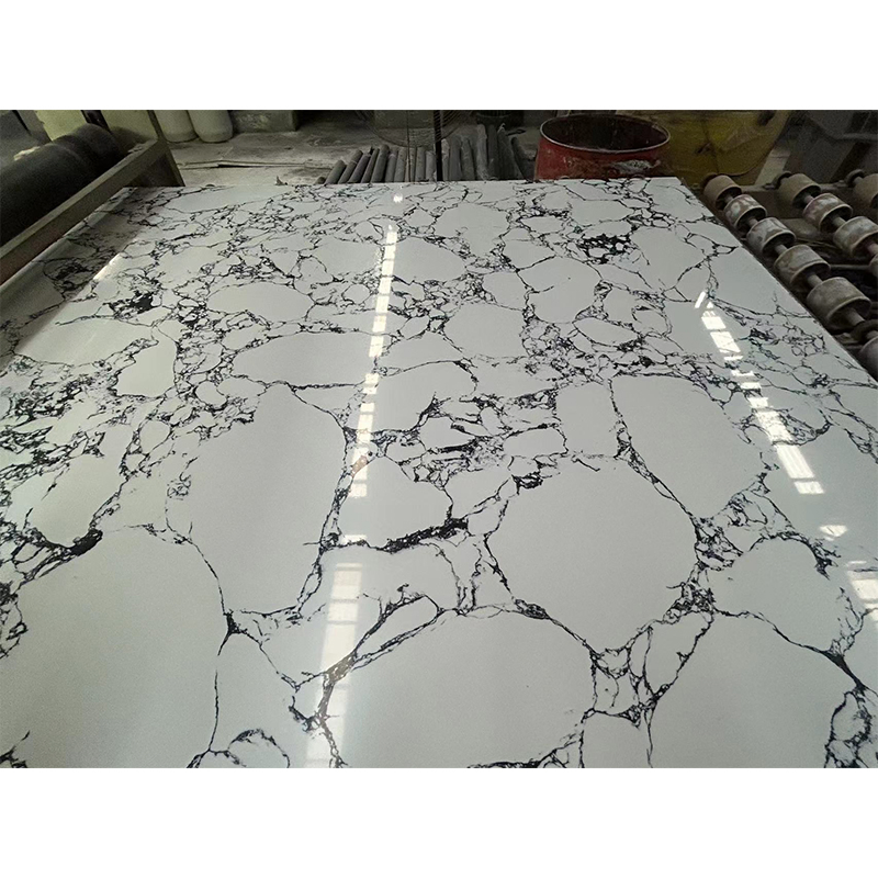 Polished/Honed Engineered/Artificial Stone Slabs Bianco Carrara/Calacatta White Veins/Arabescato Marble for Wall Tiles/Flooring/Background/Building Materials