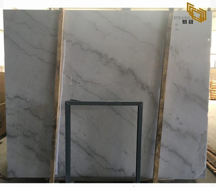 Carrara/Calacatta/Brown/Grey/White Stone Slabs Countertop Marble for Kitchen/Bathroom/Construction/Flooring/Worktop Wall Tile