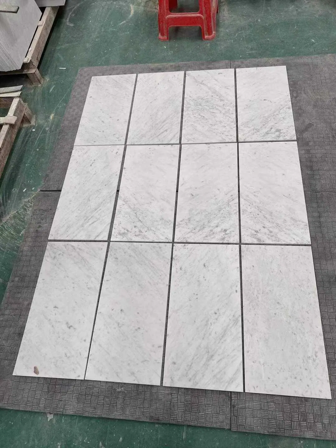 Low Mog 60*60cmultra Thin Carrara Grey Flexible Marble Tile Decorative Natural Marble Slab Tile for Wall Panel