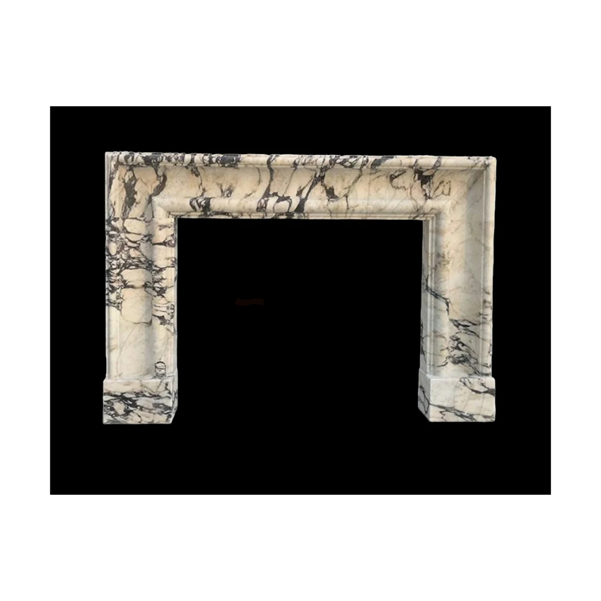 Starstone Narutural Marble Modern and Classic Calacatta Gold White Marble Fireplace Mantel Surround