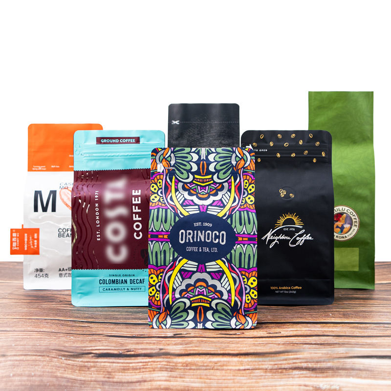 Matte Black Aluminum Foil Mylar Bags Smell Proof Aroma Proof Resealable Zipper for Herb Coffee Tea Custom Packaging Bag