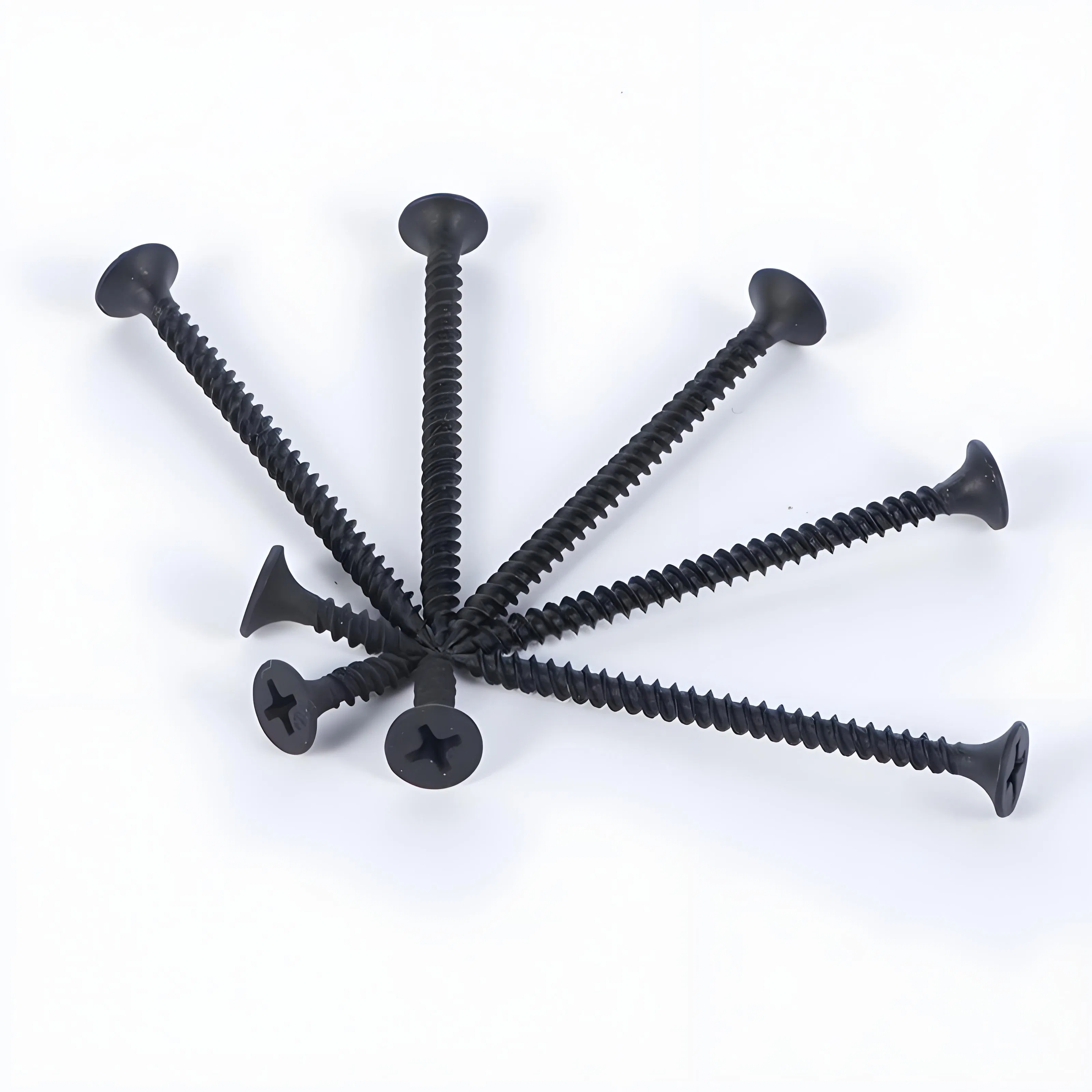 Black/Grey Phosphated Bugle Head Drywall Screw with Fine Thread