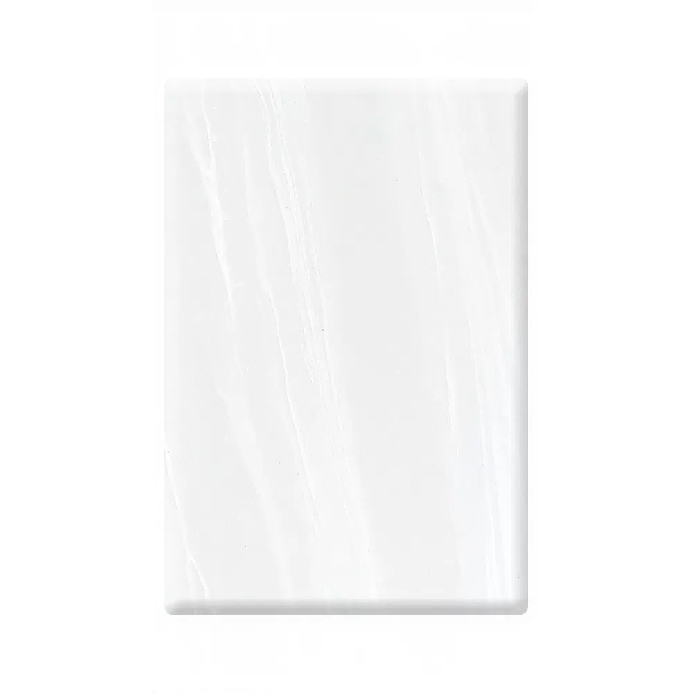 Premium White Engineered Stone Slab with Stylish Veining Patterns