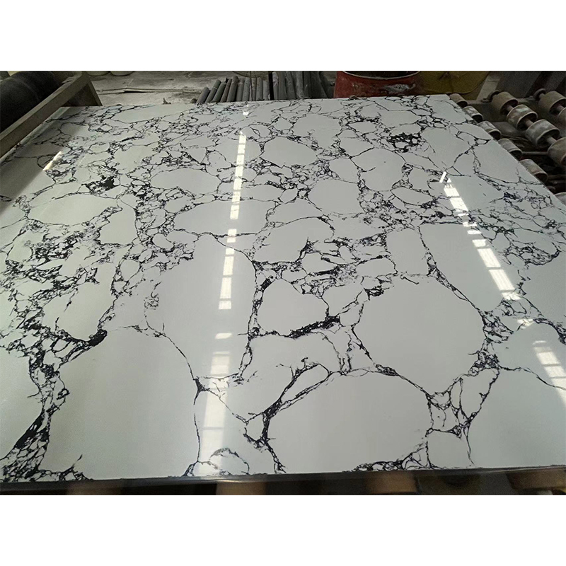 Polished/Honed Engineered/Artificial Stone Slabs Bianco Carrara/Calacatta White Veins/Arabescato Marble for Wall Tiles/Flooring/Background/Building Materials