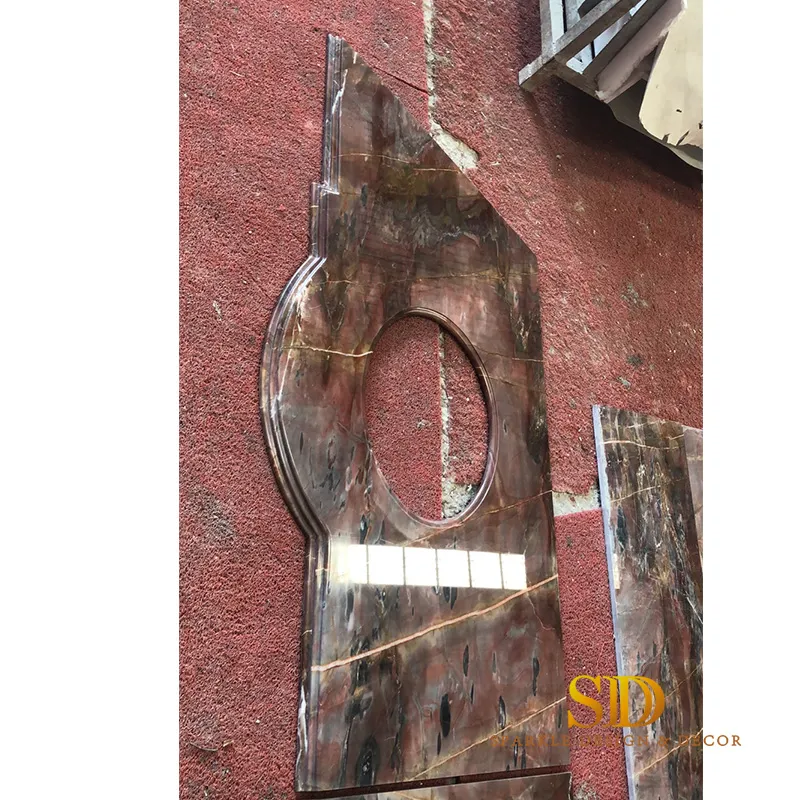 Venice Red Marble Countertop View 5