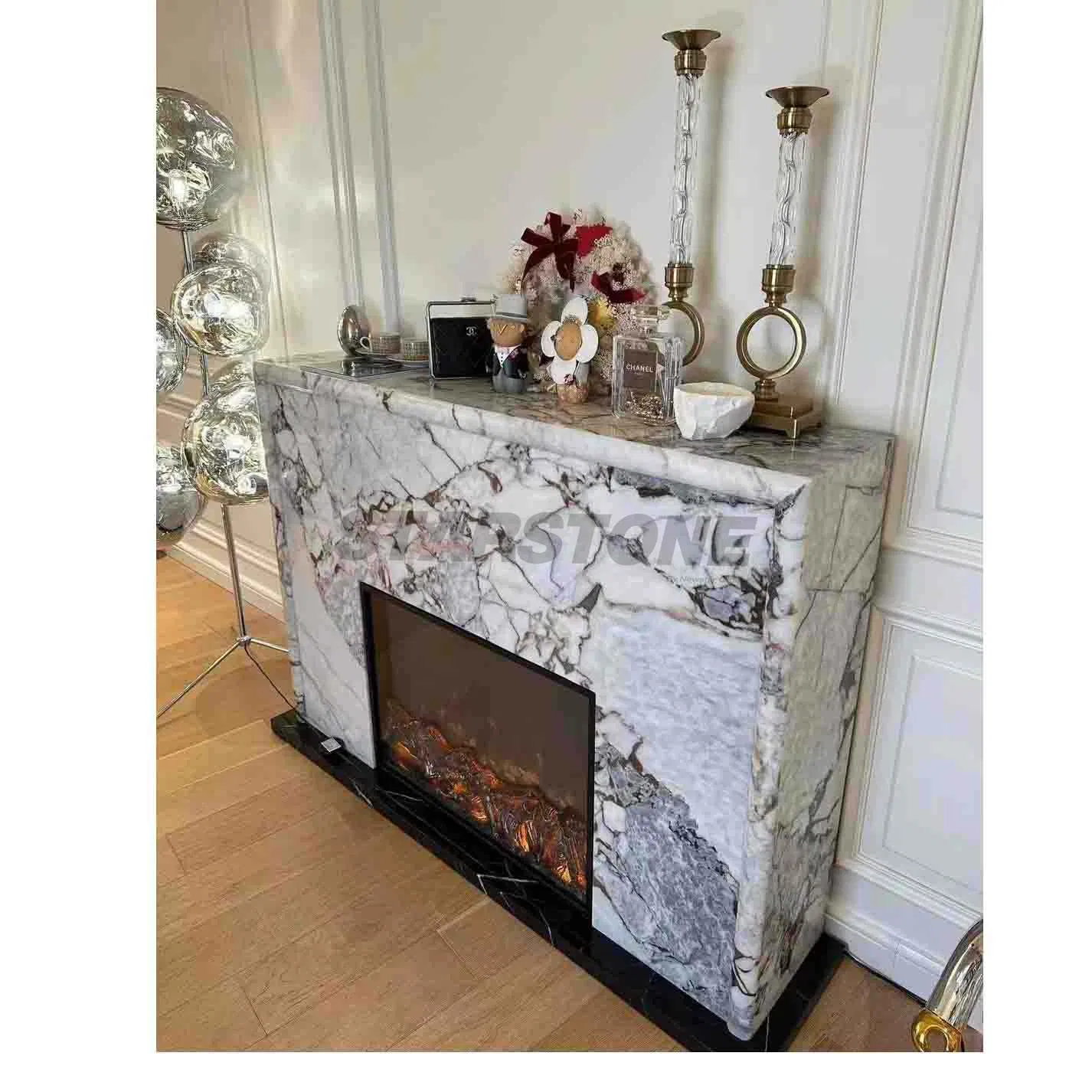 Starstone Modern Marble Fireplace Mantels Natural Stone Fireplace Surround Elegant Design Modern Marble Fireplace Mantels