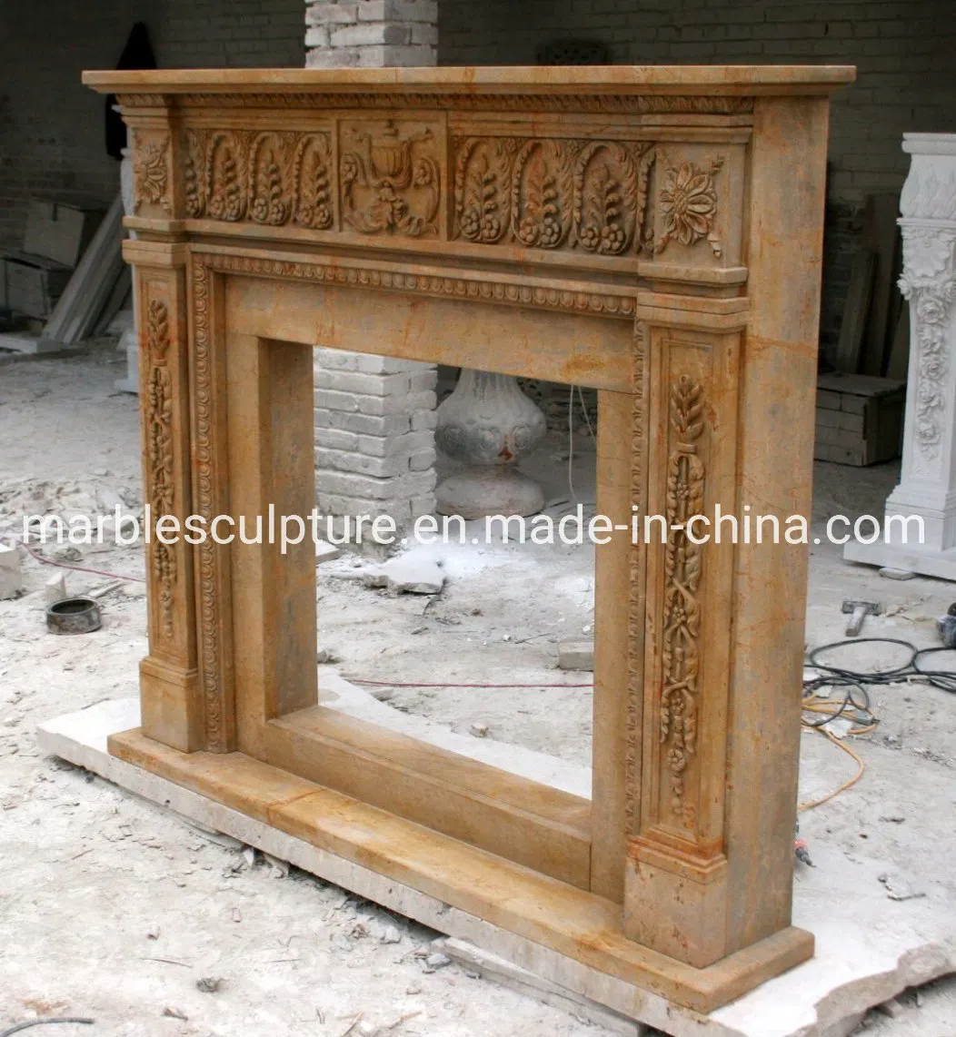 Marble Fireplace View 2