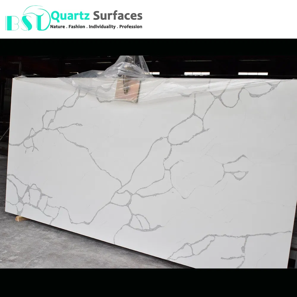 Stable High Quality Calacatta Quartz Stone Slabs with Factory Price