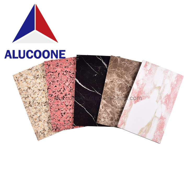 Marble PVC Outdoor Decorate Wall Covering Cladding Aluminum Composite Panel