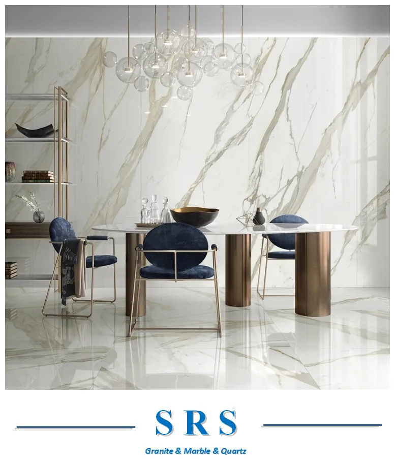 Polished White Marble