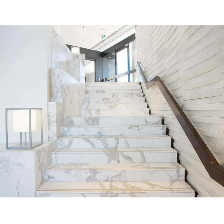 Panda White Marble Stair 4