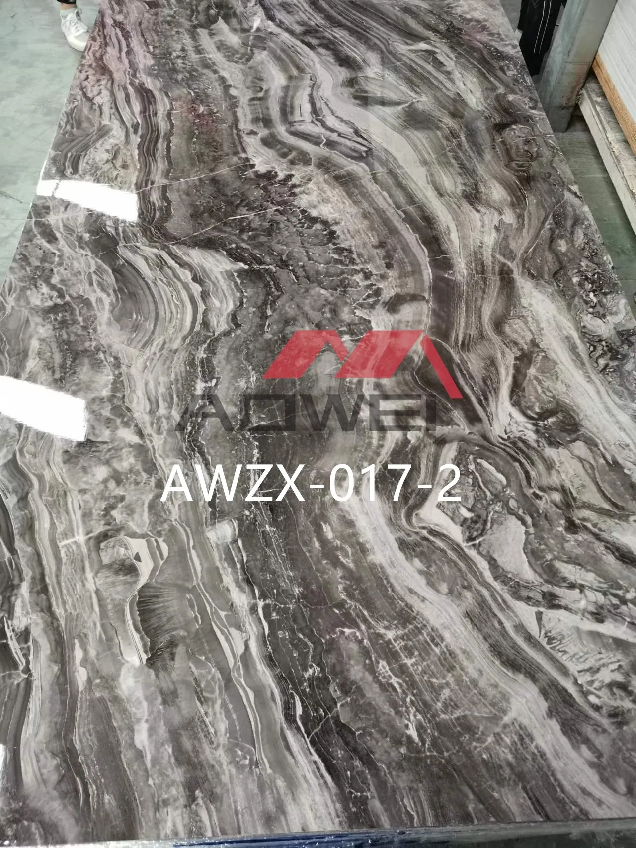 Moisture Proof Scratch Resistant Stone Plastic Composite for Laundry Room Backsplash