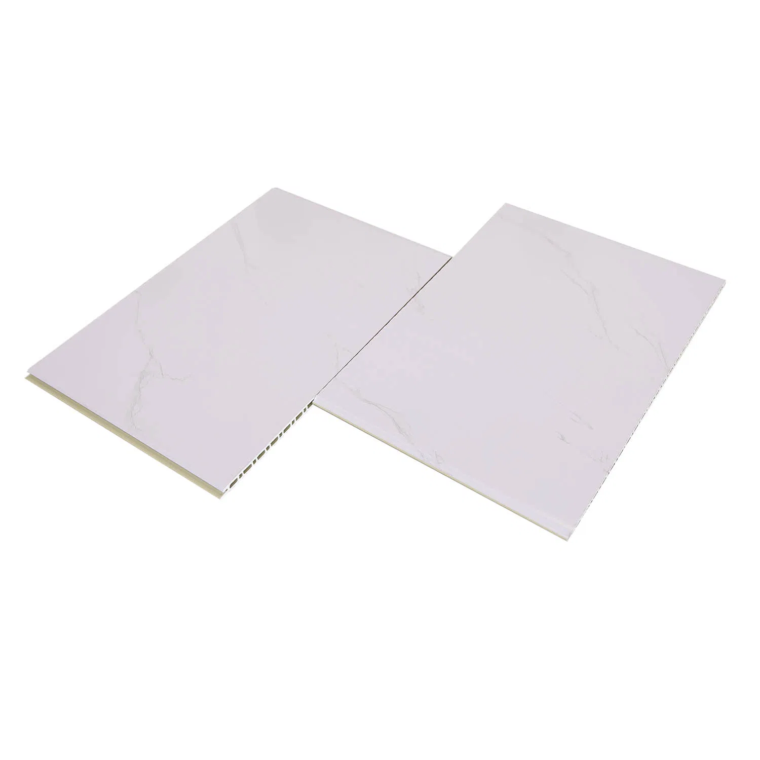 400mm Width Home Decoration Material WPC Marble Wall Panel Wholesale Bamboo Wood Fiber Panel Fireproof and Moisture-Proof Healthy Free of Formaldehyde.