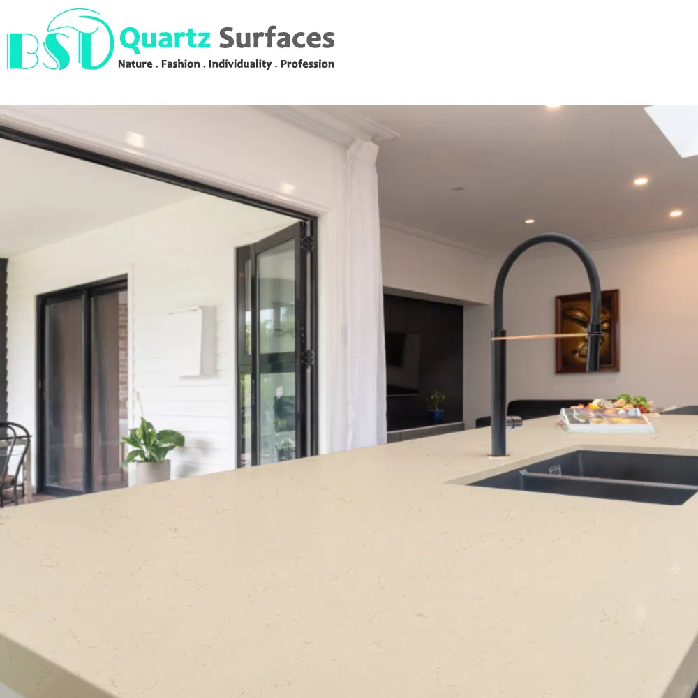 Artificial Marble Floor Tile Polished Quartz Stone Slabs