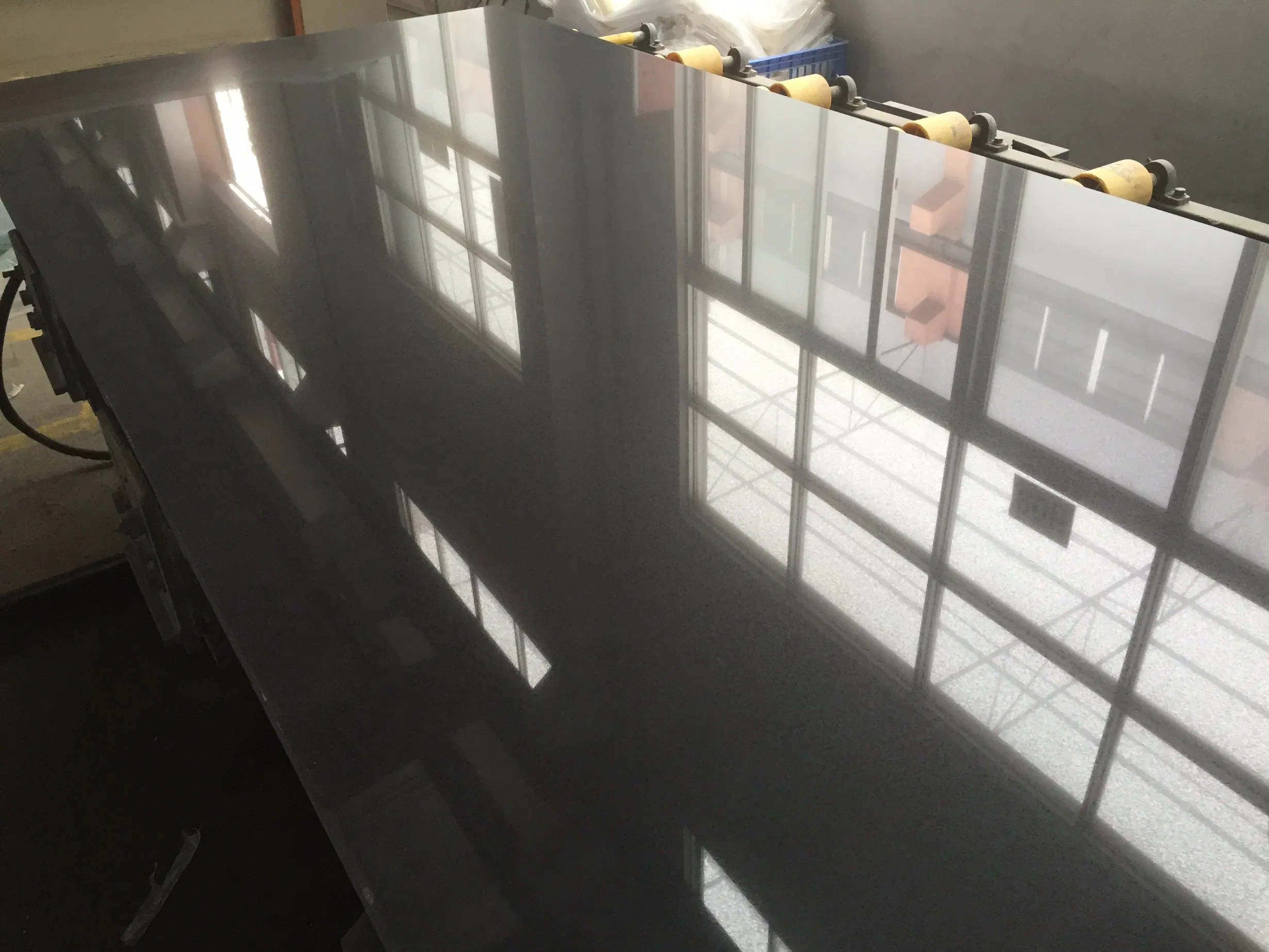 Polished Absolute Black Stone Slab for Countertop/Tombstone/Step Stair