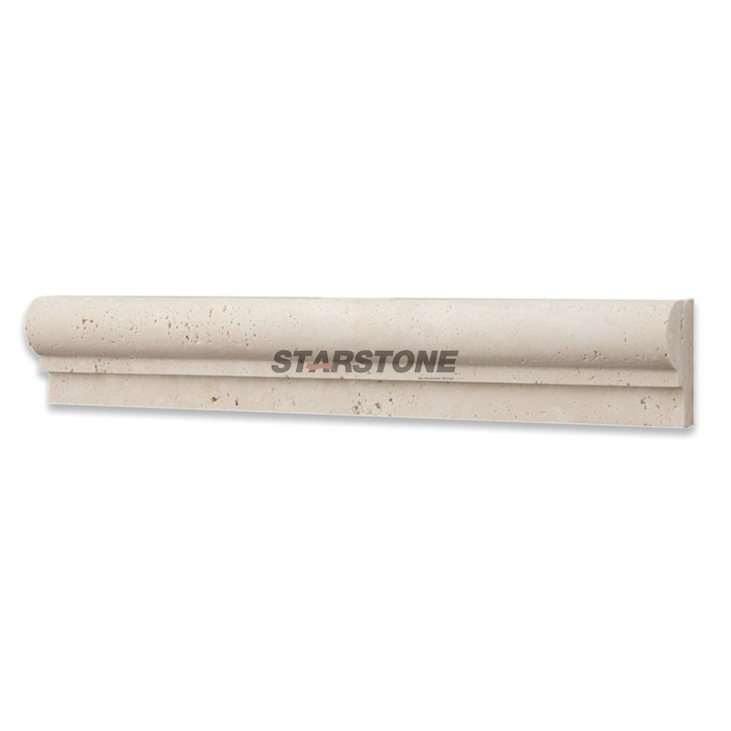 Starstone Natural Beige Marble Frame Trim Marble Wall Skirting for Sale